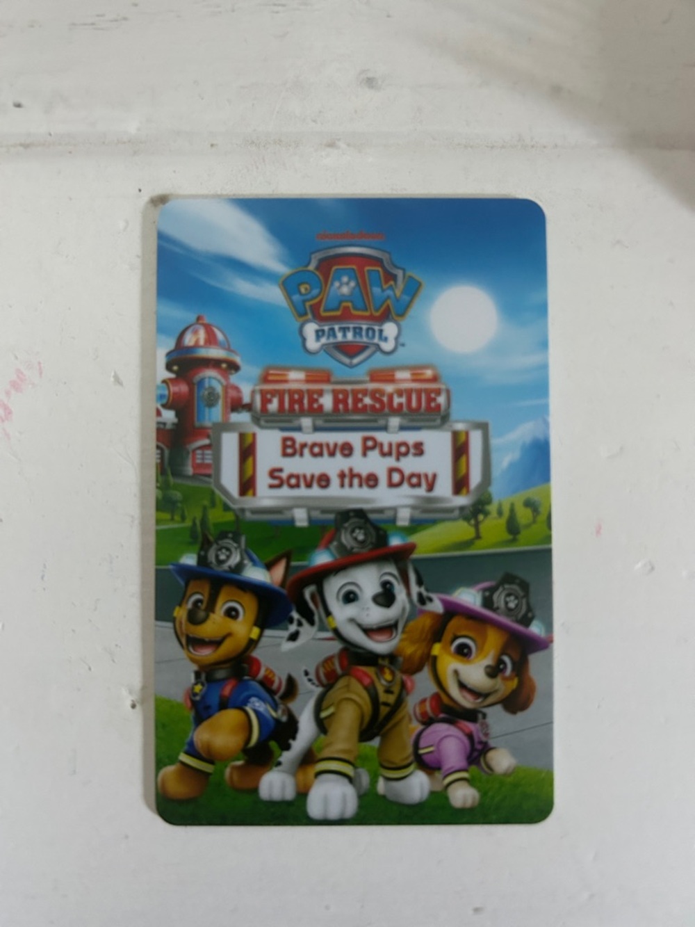 PAW Patrol Fire Rescue Yoto Card - Brave Pups Save the Day